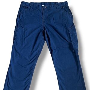 Carhartt Relax Fit Mens Navy Cargo Pants Sz 18 Regular (40”x31”)